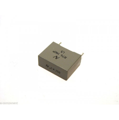 100nF 250V K MKP Condensatore Poliestere 7,5x18x13,5mm passo 15mm - Arcotronics