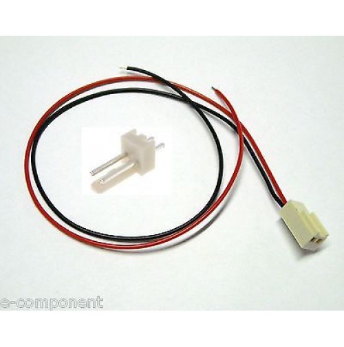 10x Cavetto composto da 2 connettori Maschio + Femmina PCB Rosso/Nero 0,25 Metri