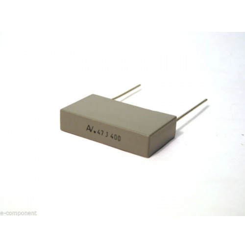 470nF 400V J Condensatore Poliestere 6x26,5x15mm passo 22,5mm - Arcotronics