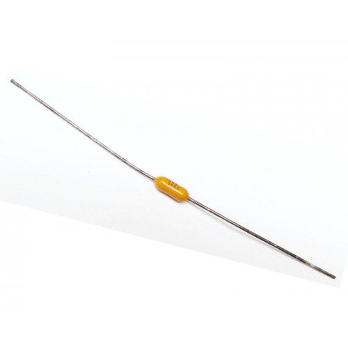 50V 2200pF (2,2nF) Condensatori Ceramici Assiali  - Dim. Ø2,5x6,5mm - 4 pezzi
