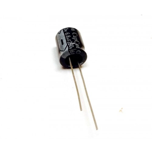 6,8uF 250V Condensatore Elettrolitico Radiale 105°C Ø10x13mm – CapCon