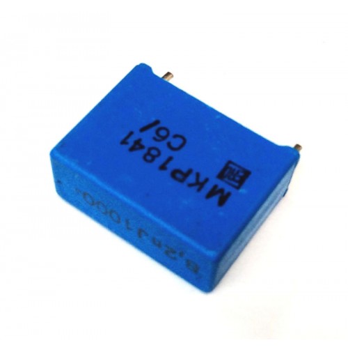 8,2nF 1000V 5% J Condensatore Poliestere 7x18x13mm passo 15mm - ERO