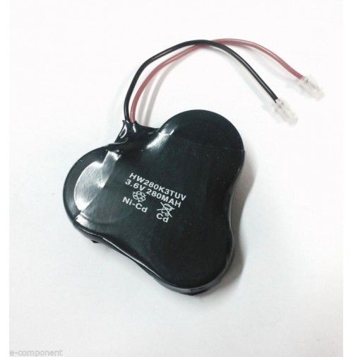 Battery 3,6V (3V6) NI-CD 280mA HW280K3TUV