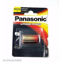 Battery 3V Lithium PANASONIC CR123A for BENTEL SENSOR AMC20 AMC30