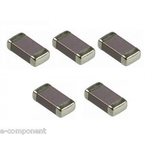 Ceramic monolithic capacitor 22pF 50V 5% COG NP0 SMD case: 1206 - 5 Pezzi/pcs