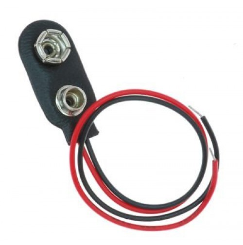 Clips portapila per pile a 9 Volt