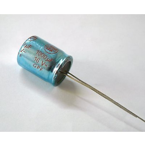 Condensatore Elettrolitico 1000uF 16V -40/+85°C Radiale 20x15mm
