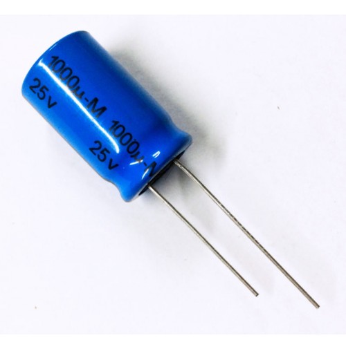 Condensatore Elettrolitico 1000uF 25V 85°C Radiale 13x22mm BC VISHAY
