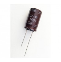 Condensatore Elettrolitico 100uF 160V 105°C Radiale 16x26mm KME Nichicon