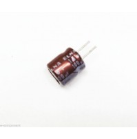 Condensatore Elettrolitico 100uF 16V 105°C Radiale 6x8mm ELNA performato (3 Pz)