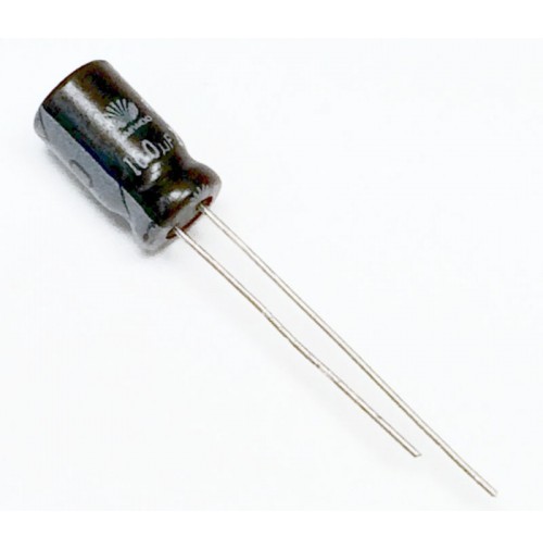 Condensatore Elettrolitico 100uF 25V 85°C Radiale 6x11mm Daewoo (2 Pezzi)