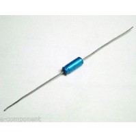 Condensatore Elettrolitico 22uF 25V -25/+85°C Assiale 22x7mm - 2 Pezzi