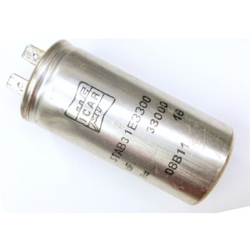 Condensatore Elettrolitico 33000uF (0,033 Farad) 16V 85°C Faston ICAR