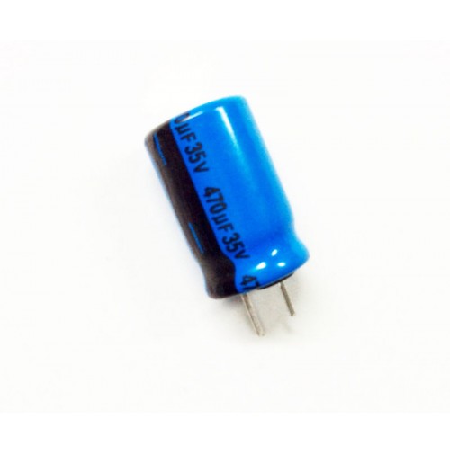 Condensatore Elettrolitico 470uF 35V 85°C Radiale 10x17mm Lelon