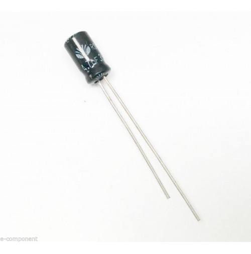 Condensatore Elettrolitico 4,7uF 35V 85°C Radiale RSM 4x8mm DAEWOO (3 pezzi)