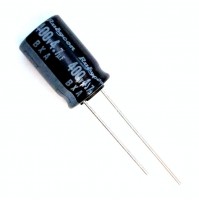 Condensatore Elettrolitico 4,7uF 400V 105°C Radiale Ø10x17mm Rubycon