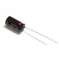 Condensatore Elettrolitico 680uF 10V -55/+105°C Radiale +/-20% 8x15mm