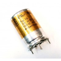 Condensatore Elettrolitico Corazzato 470uF 100V +105°C RDE