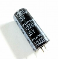 Condensatore Elettrolitico Rad. 35V 10000uF  22x51mm – Snap-in marca: punsumi