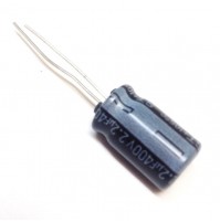 Condensatore Elettrolitico Radiale 2,2uF 400V 105°C 10x18mm (ST)