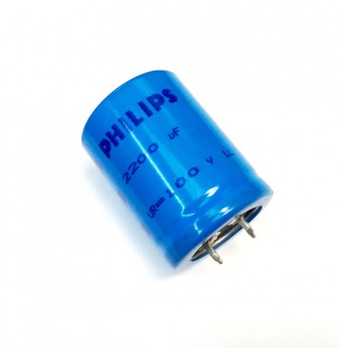 Condensatore Elettrolitico SNAP-IN 2200uF 80V 85°C LP5 Ø30x40mm Philips