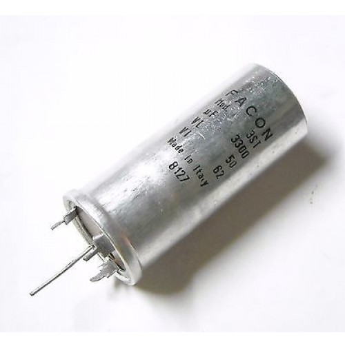 Condensatore Elettrolitico SNAP IN 3300uF 50V Tipo Corazzato