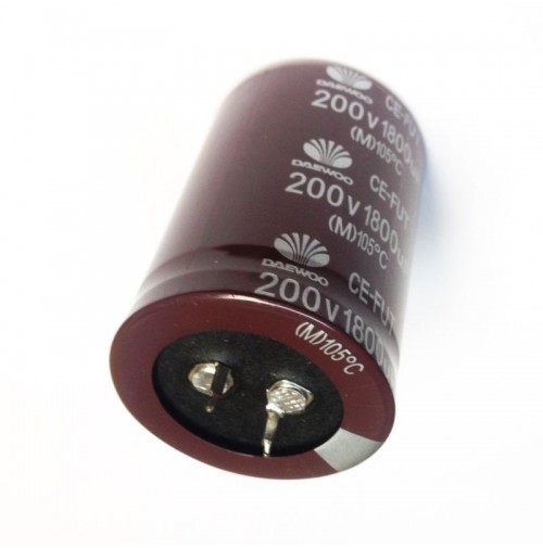 Condensatore Elettrolitico snap in 1800uF 200V 105°C (M) Radiale 36x53mm DAEWOO