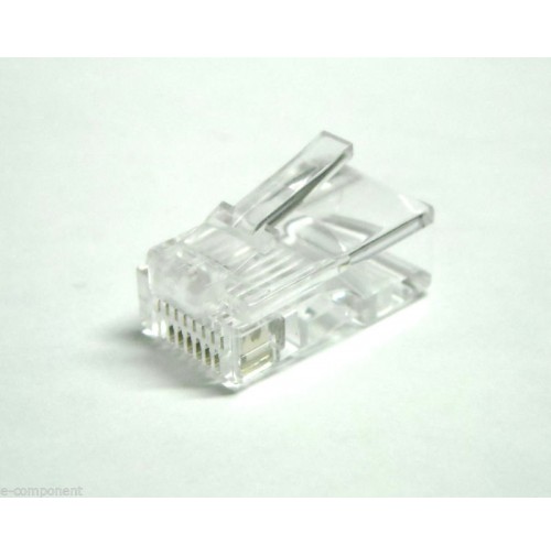 Connettore RJ45 Spina 8 pin a crimpare