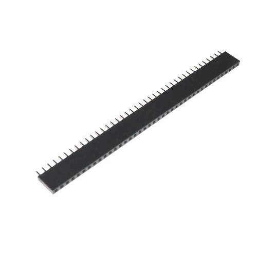 Connettore strip Femmina diritto 40 pins passo 2.54mm