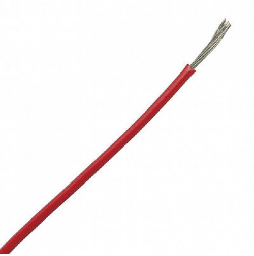 Cordicella per elettronica 0,22mmq isolata rosso 3 Mt