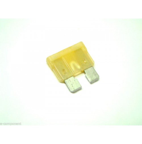 FUSIBILE 25A BIANCO AUTOMOBILISTICO PASSO UNI: 19mm