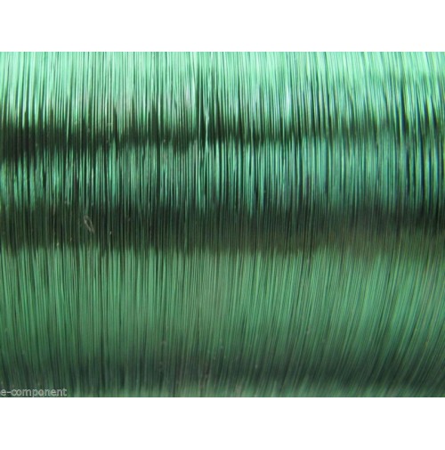 Filo di Rame Smaltato Verde Saldabile per elettronica 0,25mm (5 Metri)