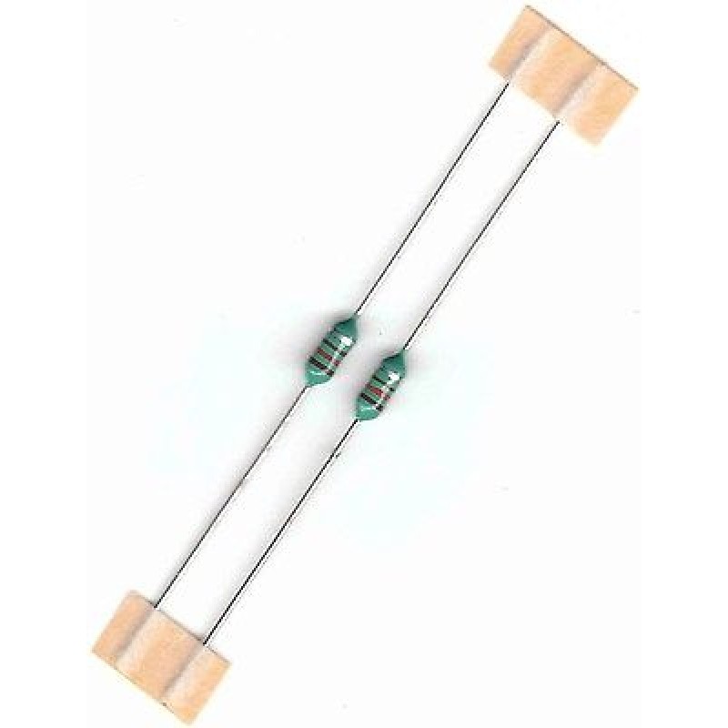 Induttori Assiali 1uH 0.270A - 2 Pezzi, Per Circuiti Elettronici E Hobby