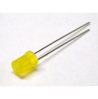 Led Giallo Cilindrico Concavo 5mm (4 pezzi)