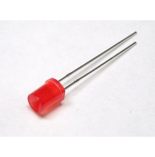 Led Rosso Cilindrico Concavo 5mm (4 pezzi)
