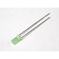 Led Verde Cilindrico flat front 3mm (4 pezzi)