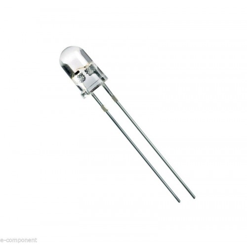 Led effetto candela (sfarfallio) Azzurro Luminoso 5mm 2500 mCD