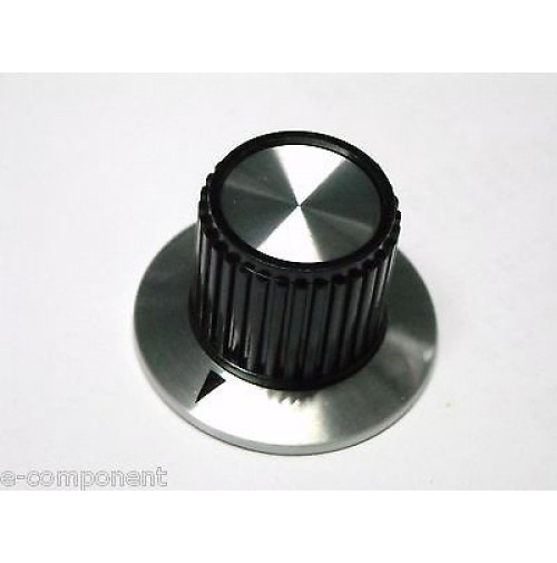 MANOPOLA PER POTENZIOMETRO ASSE 6,35mm con Vite MNR-1B
