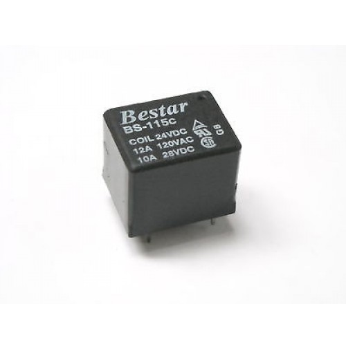 RELE' BESTAR Bobina 6V 10A da circuito stampato