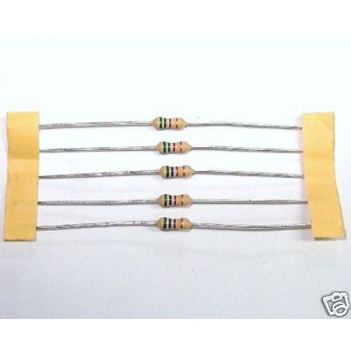 RESISTENZE 3,9 Mohm (3M9) 1/4W 5% - 5 Pezzi