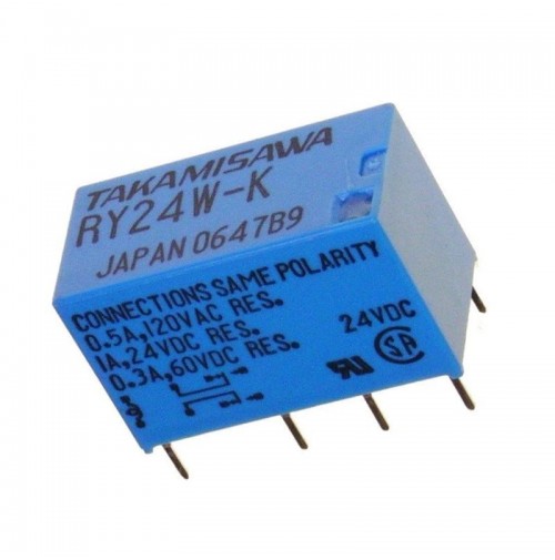 Relè RY24W-K 24Vdc Takamisawa - Made in Japan