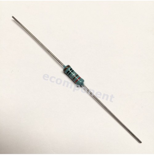 1 OHM RESISTENZA A STRATO METALLICO 1R 1/2W 1% MK4 ROEDERSTEIN (2 PEZZI)