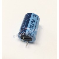 Condensatore Elettrolitico 220uF 100V 85°C Radiale 16x24mm rubycon