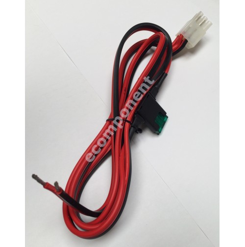Cavo alimentazione apparati radio rtx yaesu, icom, kenwood. Rosso/Nero 1,5 Metri