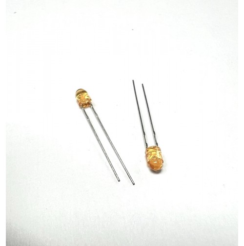 Diodo Led Arancio Alta Luminosità 3mm - 2 pezzi