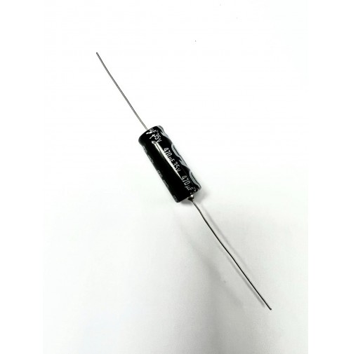 Condensatore Elettrolitico Assiale 470uF 35V -40 +85°C 10x22mm jamicon