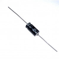 100uF 50V 85°C Condensatore Elettrolitico Assiale dim. 18x8mm