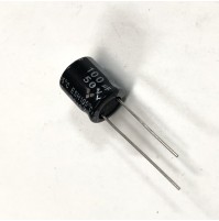 Condensatore Elettrolitico 100uF 50V 105°C Radiale 10x13mm - (2 pezzi)