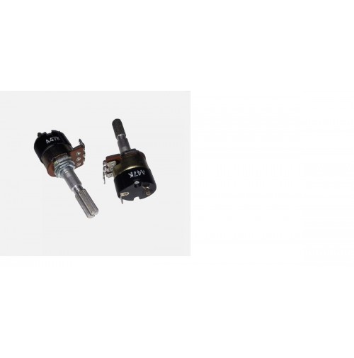 potenziometro con interruttore 47 Khom Albero zigrinato 6 X 30
