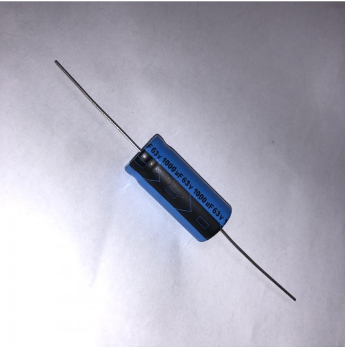 Condensatore Elettrolitico 1000uF 63V TEA 85*C Assiale 16X37mm